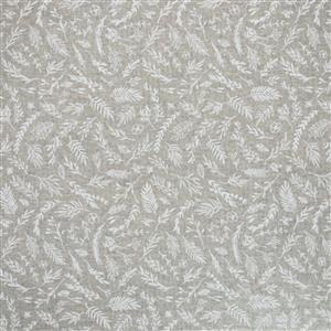 Recycled Crafty Linen Mini Meadow Silver Fabric 0.5m