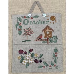 Cross Stitch Guild October Calendar Posey Pocket