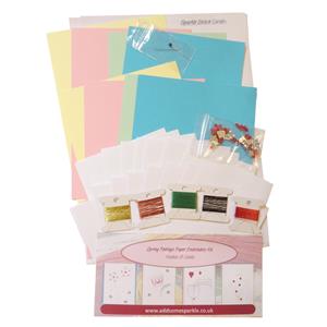 Spring Feelings Paper Embroidery Kit - Makes 8 Cards