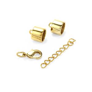 Gold Plated Base Metal Findings Pack, 4 pcs