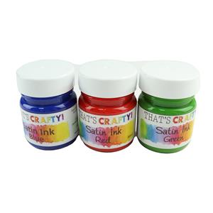 That's Crafty! Satin Inks Set 1 - Blue/Green/Red