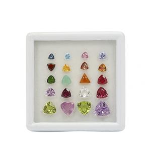 7.95cts Multi Gemstone Mixed Size Triangle Pack of 20 
