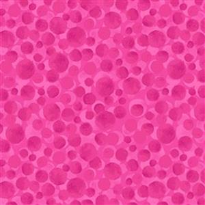 Lewis & Irene Bumbleberries Carnival Pink Fabric 0.5m