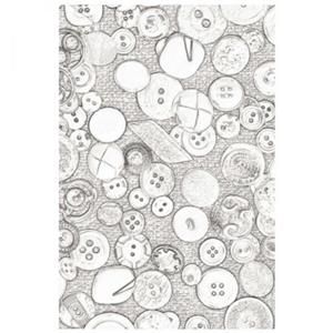 3-D Textured Impressions Embossing Folder Vintage Buttons by Eileen Hull