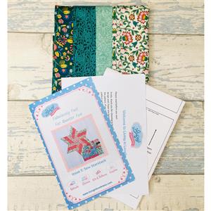 Living in Loveliness Fabulously Fast Fat Quarter Fun - Issue 5 - Sew Starstruck - Liberty Green