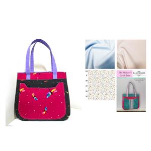 Rebecca Alexander-Frost's Floral The Makers Crafter Tote Kit: Pattern & Fabric (3m)
