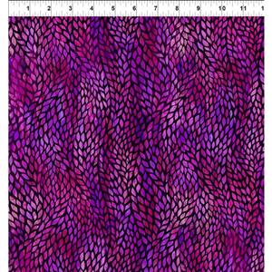 Jason Yenter Halcyon II Collection Peacock Pink Fabric 0.5m