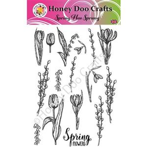 Honey Doo Crafts  Spring Has Sprung A5 Stamp Set