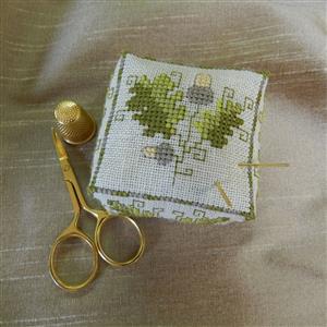 The Cross Stitch Guild Acorn Boxed Pin Cushion