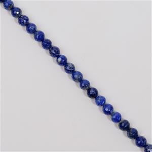 TRADE SHOW DEAL - 270cts Lapis Lazuli Faceted Rounds Approx 10mm, 38cm Strand