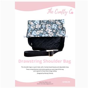 The Crafty Co Drawstring Shoulder Bag Instructions