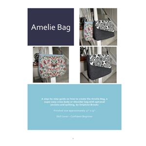 Delphine Brooks' Amelie Travel Bag Instructions