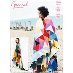 Stylecraft Tessellation Crochet Blanket - Spring Colours (20 Balls + Pattern)