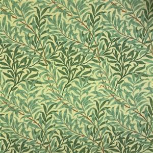 William Morris Willow Bough Sage Polyester Fabric 0.5m