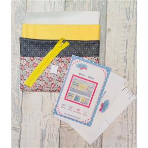 Living in Loveliness Wallet Kit; Pattern & Fabric - Floral