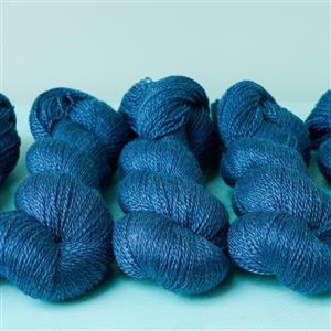 Woolly Chic Denim Blue HeartSpun 4 Ply Yarn 100g 