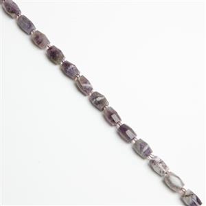 250cts Amethyst Faceted Rice Beads Approx 14x10mm, 38cm