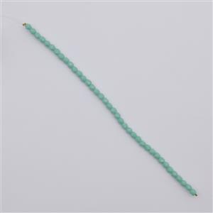 Fire Polish Turquoise Beads, 4mm (38pcs)