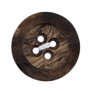 Brown Milward Carded Button 22mm (Pack of 2)