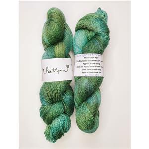 Woolly Chic Hand Dyed Willow HeartSpun hand dyed 4ply Yarn 100g 