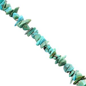 75cts Sleeping Beauty Turquoise Bead Nugget Approx 3x1.50 to 9x1.50mm, 80cm Strand