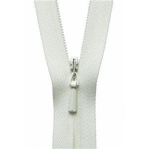 Cream Concealed Zip: 56cm 