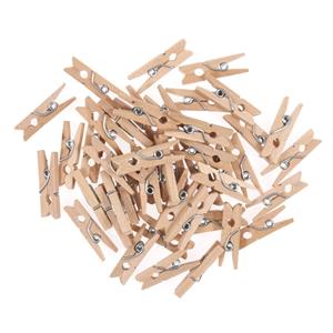 Natural Wooden Pegs 25mm (45pcs)
