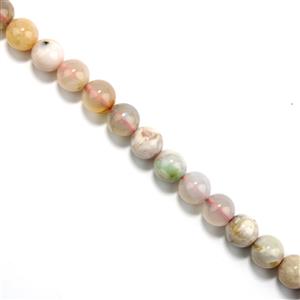180cts Sakura Agate Plain Round, Approx 8-9mm, 38cm Strand