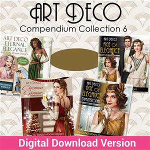 Digital Download Collecction - Art Deco Compendium Volume 6 - over 4500 printable elements