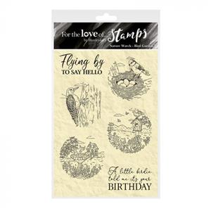 For the Love of Stamps - Nature Watch - Bird Garden A6 Stamp Set