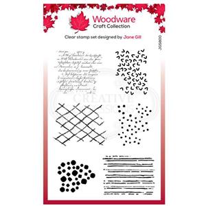 Woodware Clear Singles Bubble Texture Blots 4 in x 6 in Stamp