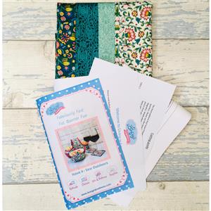 Living in Loveliness Fabulously Fast Fat Quarter Fun - Issue 4 - Sew Outdoors - Liberty Green