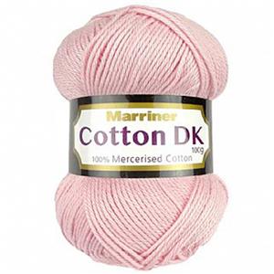 Marriner Pale Pink Cotton DK Yarn 100g