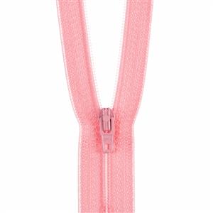 Pink Closed End Zip 18cm