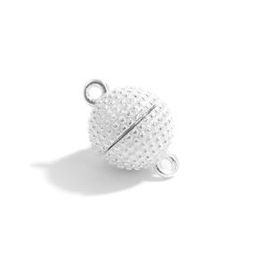925 Sterling Silver Stardust Magnetic Clasp, Approx 7mm