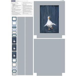 Pollyanna Pickering Goose In The Rain Tote Bag Fabric Panel (70 x 94cm)