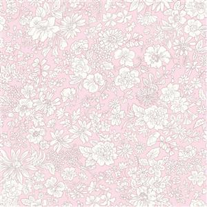 Liberty Emily Belle Neutrals Powder Rose Fabric 0.5m
