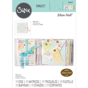 Thinlits® Die Set 11PK Card Waterfall & Tags by Eileen Hull