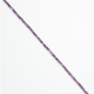 30cts Amethyst Faceted Rondelles Approx 3x4mm, 38cm Strand 