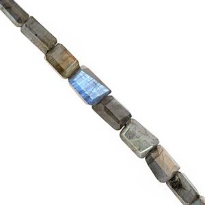175cts Labradorite Faceted Tumble Approx 8x6 to 16x10mm, 29cm Strand