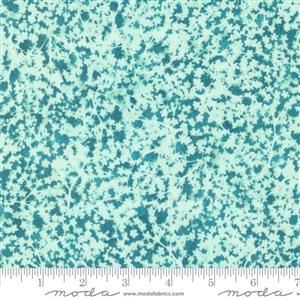 Moda Janet Clare Bluebell Collection Queen Anne Florals Sunprint Cyanotype Sage Fabric 0.5m