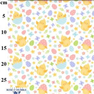 Rose & Hubble Easter Chicks Fabric 0.5m