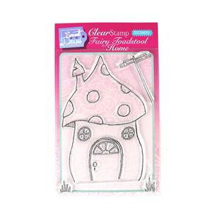 Sweet Dixie Fairy Toadstool Home Clear Stamp