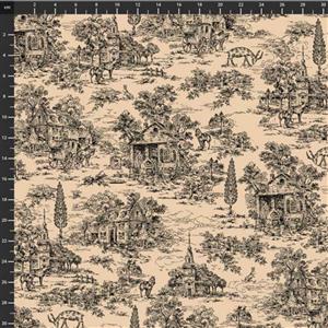 Henry Glass Kim Diehl Sunwashed Romance Farmhouse Charcoal Extra Wide Backing Fabric 0.5m (274cm)