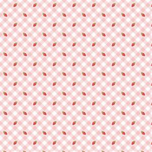 Poppie Cotton Farmgirls Unite Tomboy On Pink Fabric 0.5m