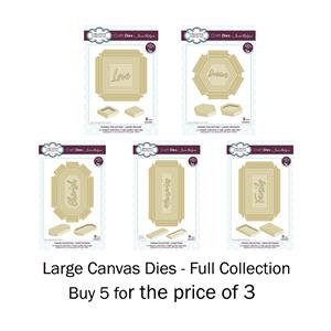 Creative Expressions Jamie Rodgers Large Canvas Dies - Full Collection. Buy 5 for the price of 3