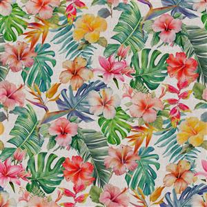 Monstera Linen Look Fabric 0.5m