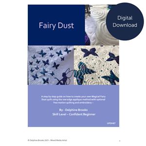 Delphine Brooks' Fairy Dust Wall Hanging Instructions - Digital Download