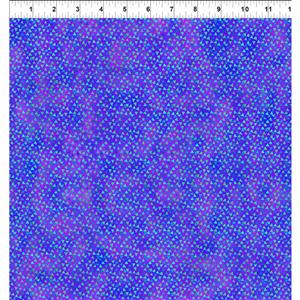 Jason Yenter Dazzle Collection Retro Triangle Purple Fabric 0.5m