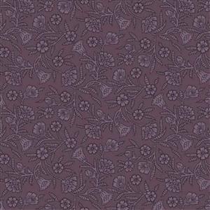 Ashton Collection Floral on Purple Fabric 0.5m